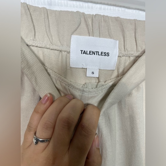 Talentless French Terry Lounge Pant Bone Size Small - Picture 4 of 11